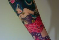 Collection Of 25 Colorful Arm Tattoos For Women pertaining to dimensions 700 X 1169