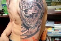 Collection Of 25 Tribal Wolf Tattoo On Right Upper Arm throughout sizing 968 X 968