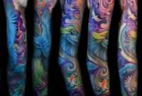 Colored Sleeve Tattoo Of Birds Design Of Tattoosdesign Of Tattoos with regard to measurements 1000 X 1000