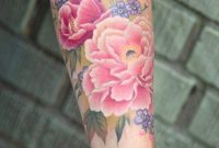 Colorful Watercolor Flower Forearm Tattoo Ideas For Women Pink regarding proportions 776 X 2048