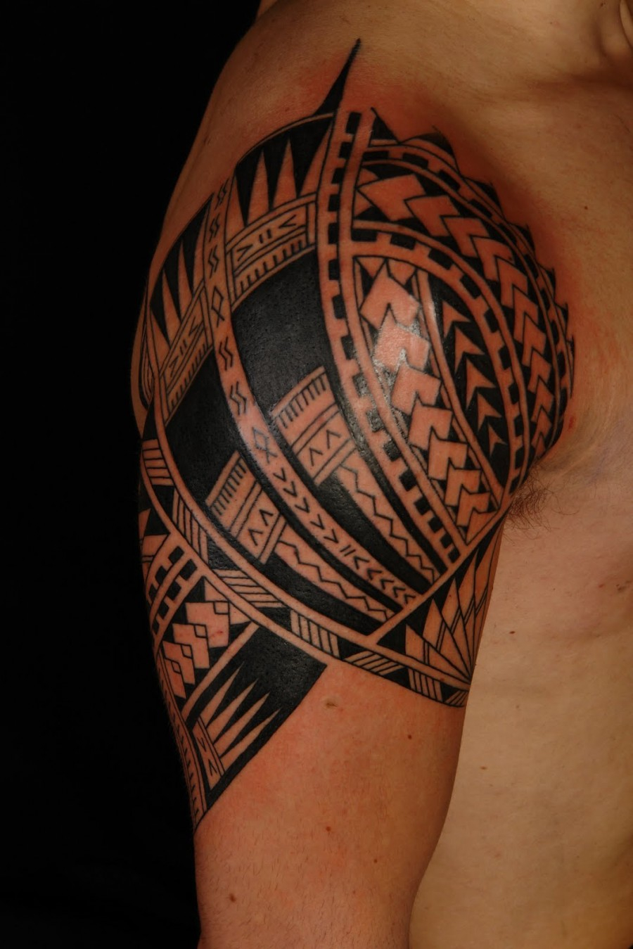 Cool Samoan Sleeve Tattoo With Unique Upper Style Tattoomagz with measurements 900 X 1349