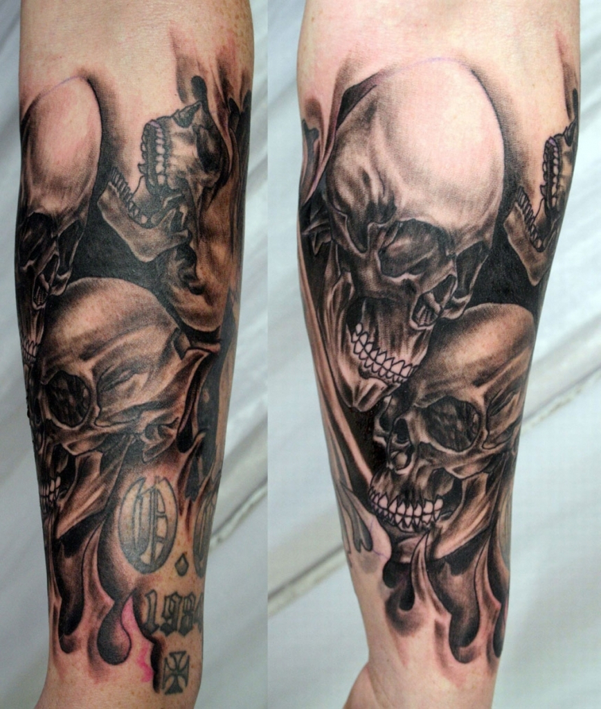 Cool Skull Tattoos For Guys Half Sleeve Skull Tattoos For Men Cool pertaining to proportions 868 X 1024