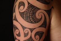 Cool Tribal Maori Tattoo On Upper Arm For Men Amazing Maori with dimensions 800 X 1199