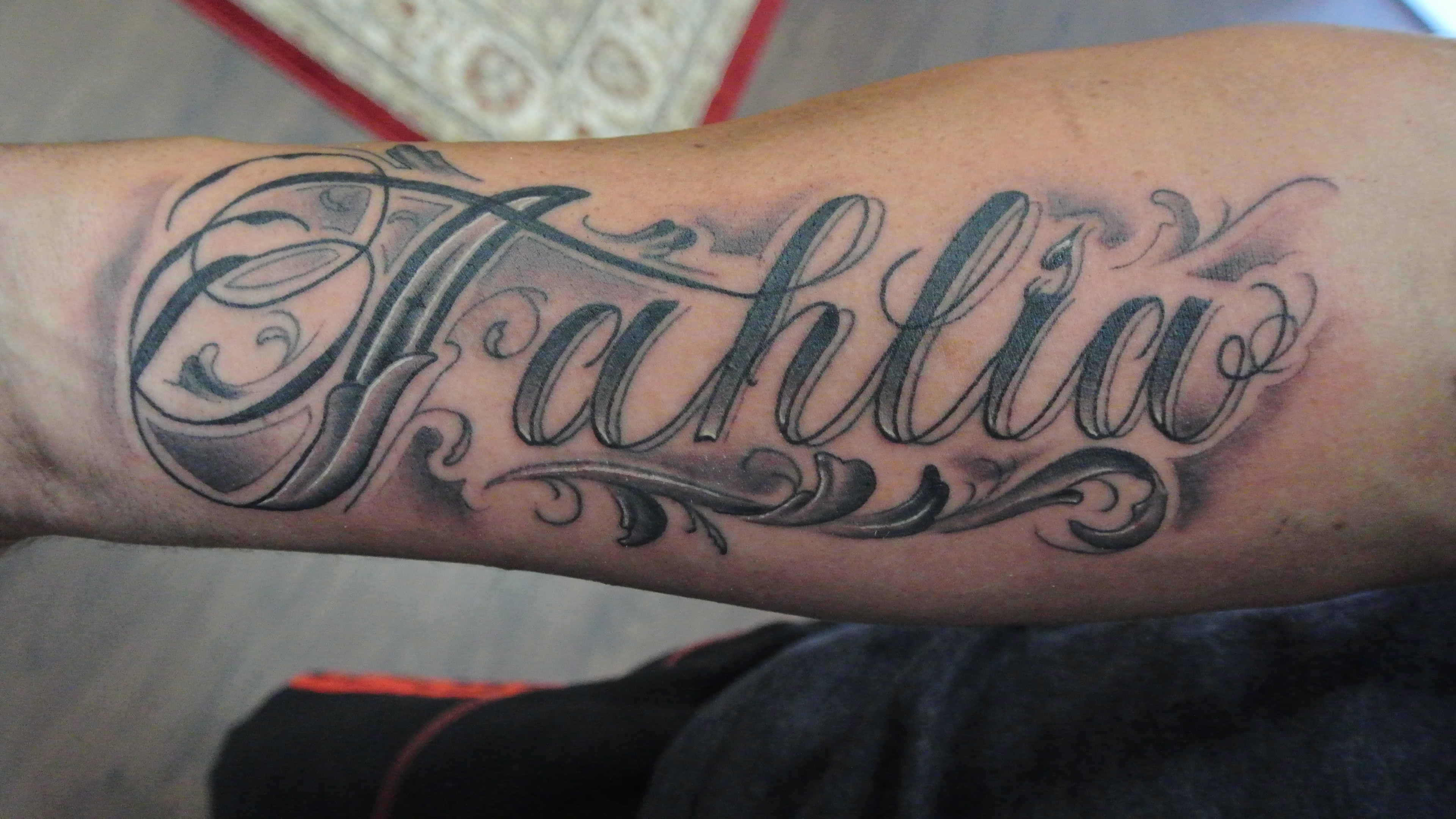 Coolest Tribal Name On Arm Tattoo Design Tattooed Images intended for dimensions 3840 X 2160