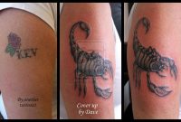 Cover Up Of Name Scorpion Cover Up Tattoo Tinytcustomdesign On for dimensions 1131 X 707