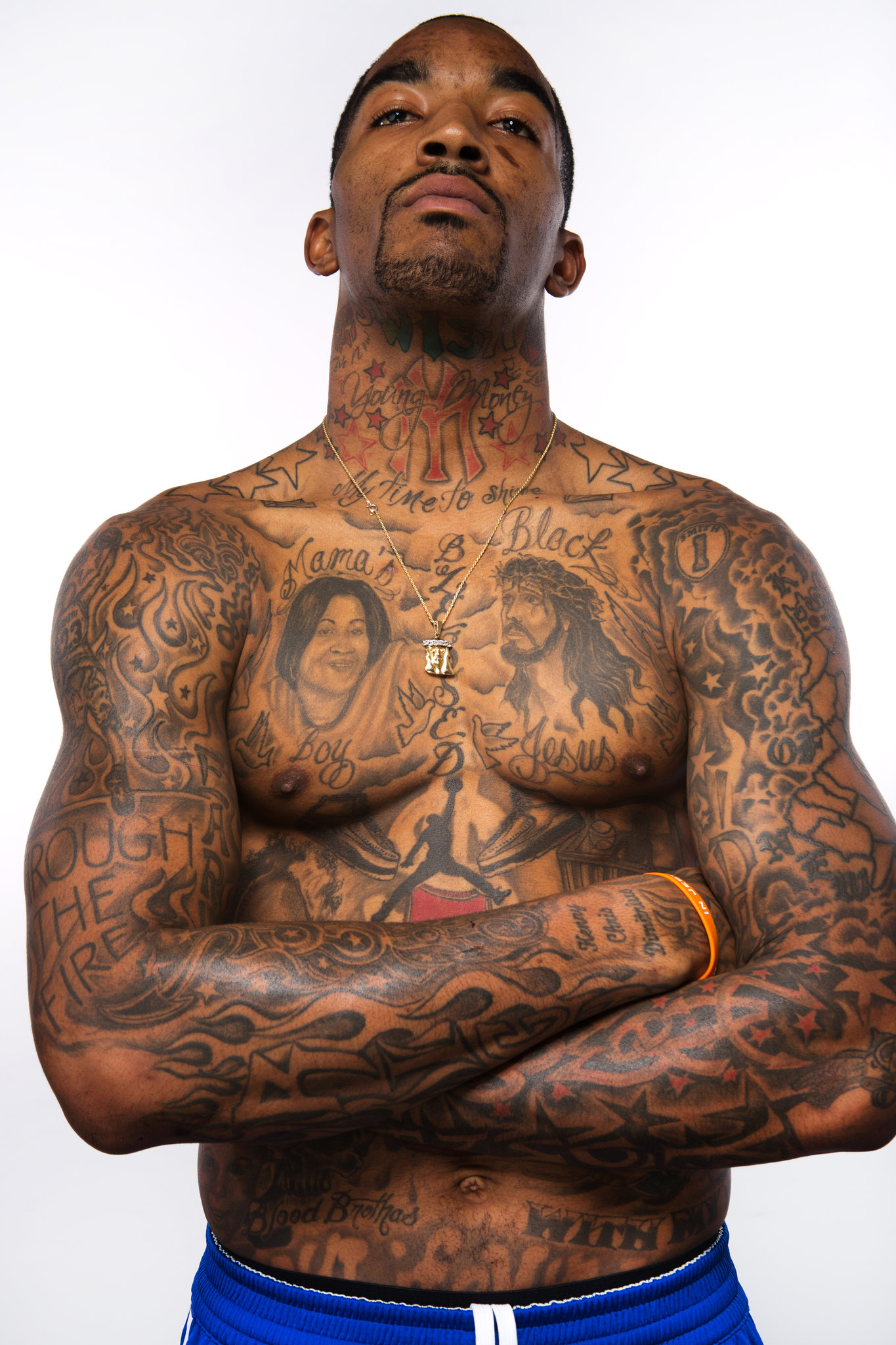 Covering J R Smith A Knick Talks About His Tattoos The New York with dimensions 1365 X 2048