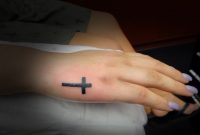 Cross Tattoos For Women On Side Hand Hand Side Cross Tattoos Ink within measurements 1280 X 919