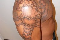 Custom Scorpion Arm Tattoo Trinity Studios Scorpion Tattoos Art regarding sizing 768 X 1024