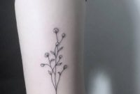 Cutelittletattoos Dry Flower Tattoos On The Back Of The Right Arm in measurements 788 X 1000