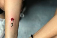 Dainty Rose Tattoo Tiny Inkee Granite Quarry Nc Tattoos pertaining to size 2250 X 3000