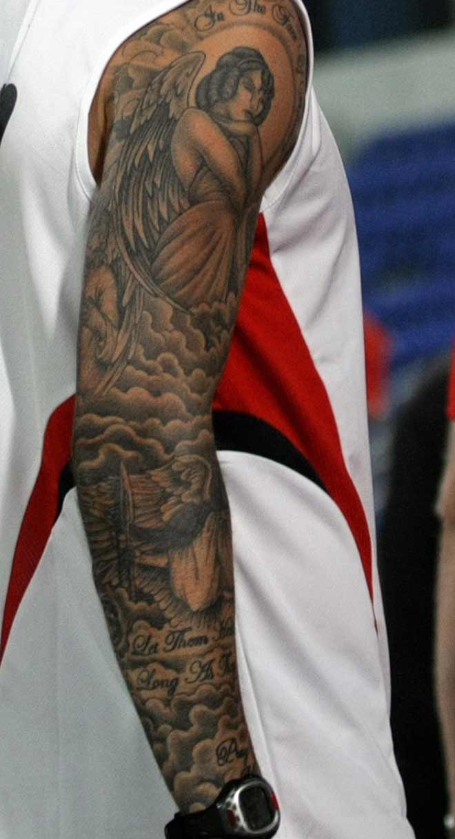David Beckham And His Tattoos Tattoo in sizing 660 X 1216