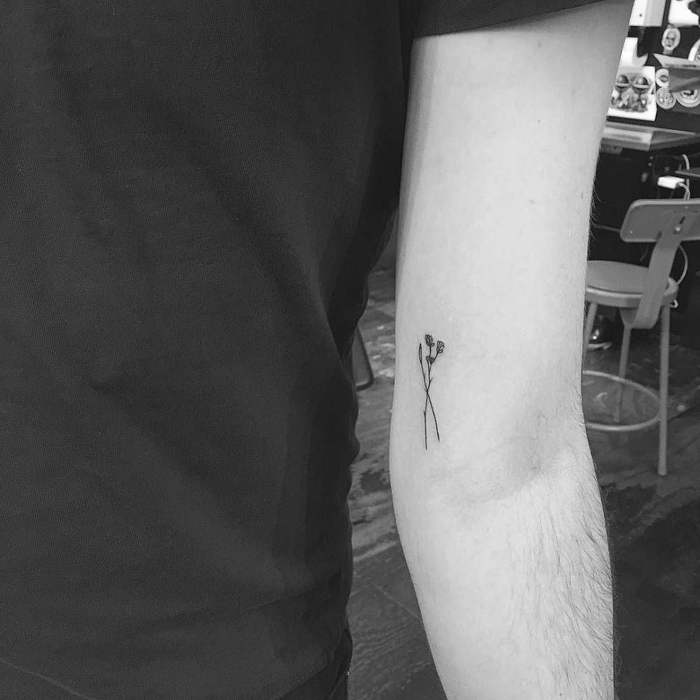 Delicate Flower Tattoo On The Inner Arm Tattoo Artist Jon Boy regarding sizing 1000 X 1000
