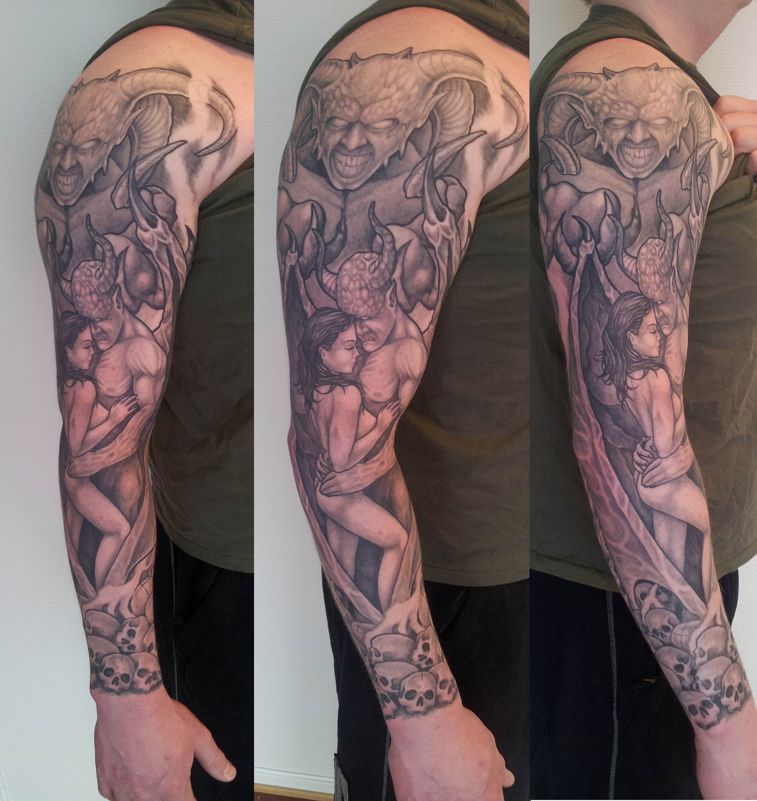 Demon Tattoos On Arms Images For Tatouage throughout dimensions 3084 X 3264