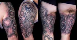 Download Arm Tattoo Gears Danesharacmc with sizing 1280 X 675