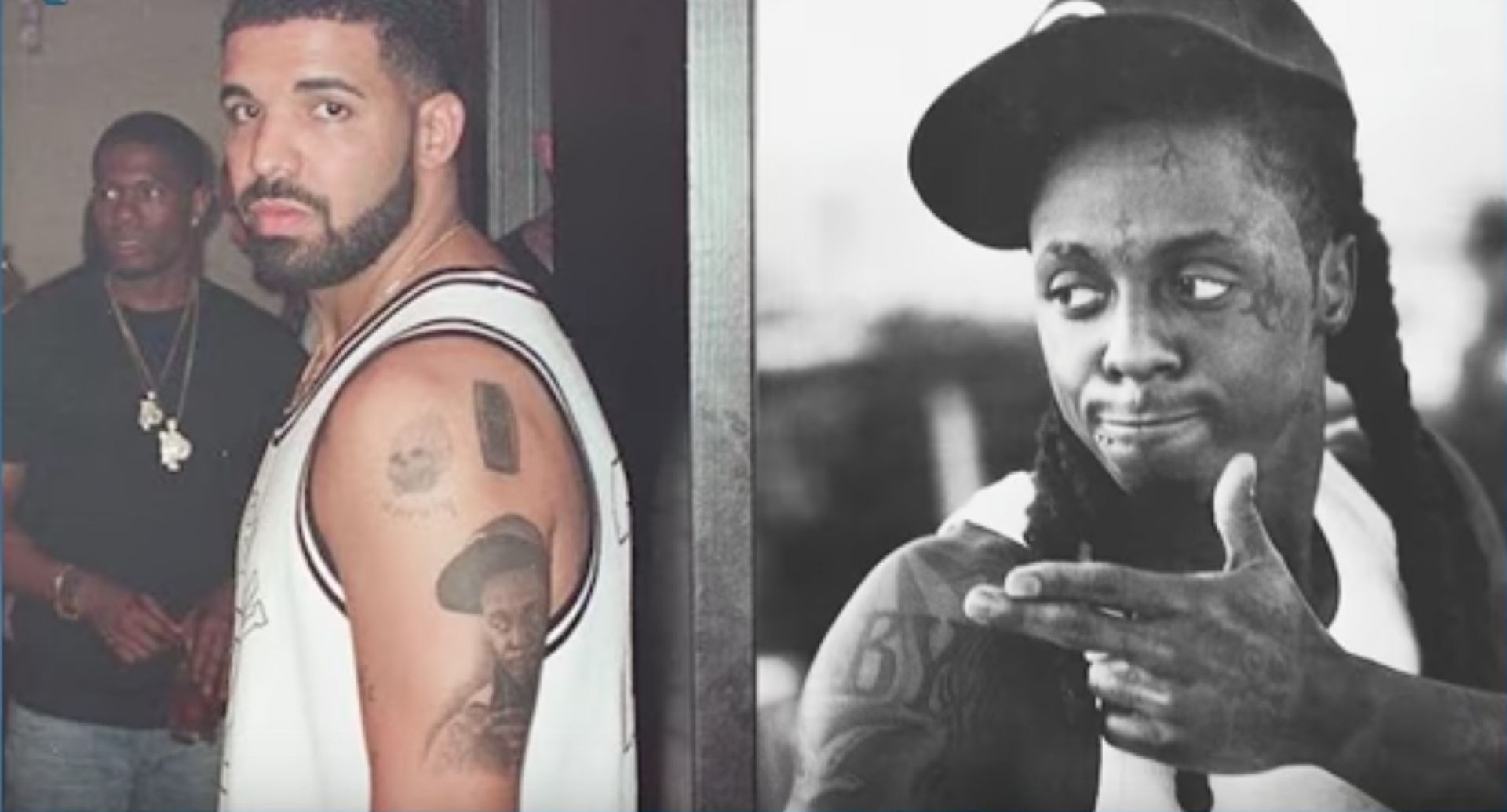 Drake Draws A Tattoo Of Lil Wayne On His Arm In A New Instagram Post within dimensions 1920 X 1035
