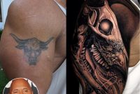 Dwayne The Rock Johnson Changed His Iconic Bull Tattoo People in proportions 1197 X 1188