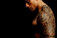 Dwayne The Rock Johnsons 3 Tattoos Their Meanings Body Art Guru throughout proportions 1024 X 768