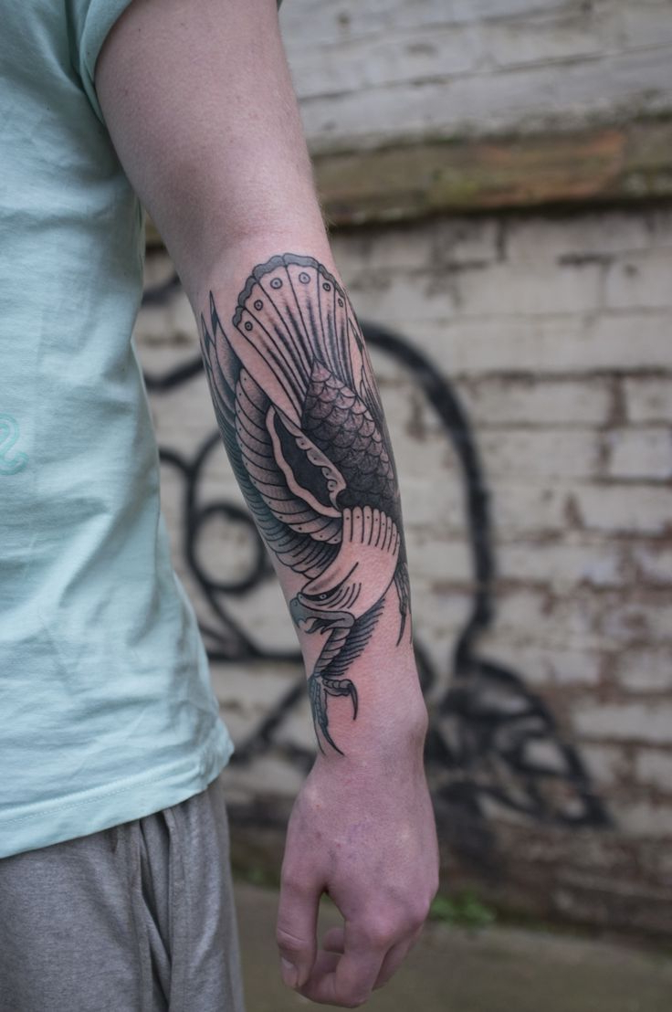 Eagle Tattoo On Forearm Tattoo Fantastic in sizing 736 X 1108