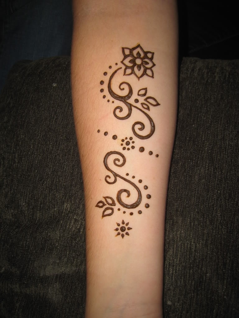 Easy Arm Tattoo Designs Easy Tattoo Designs Henna Simple Picture with dimensions 768 X 1024