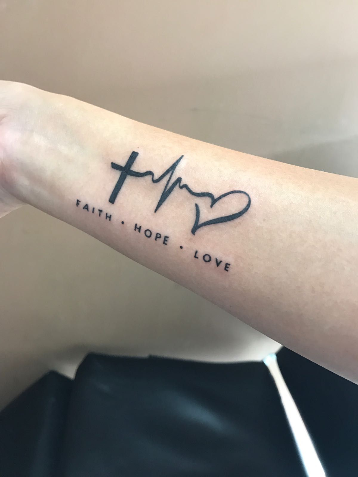 Ecg Tattoo Faith Hope Love Heartbeat Tattoofor Further within proportions 1200 X 1600