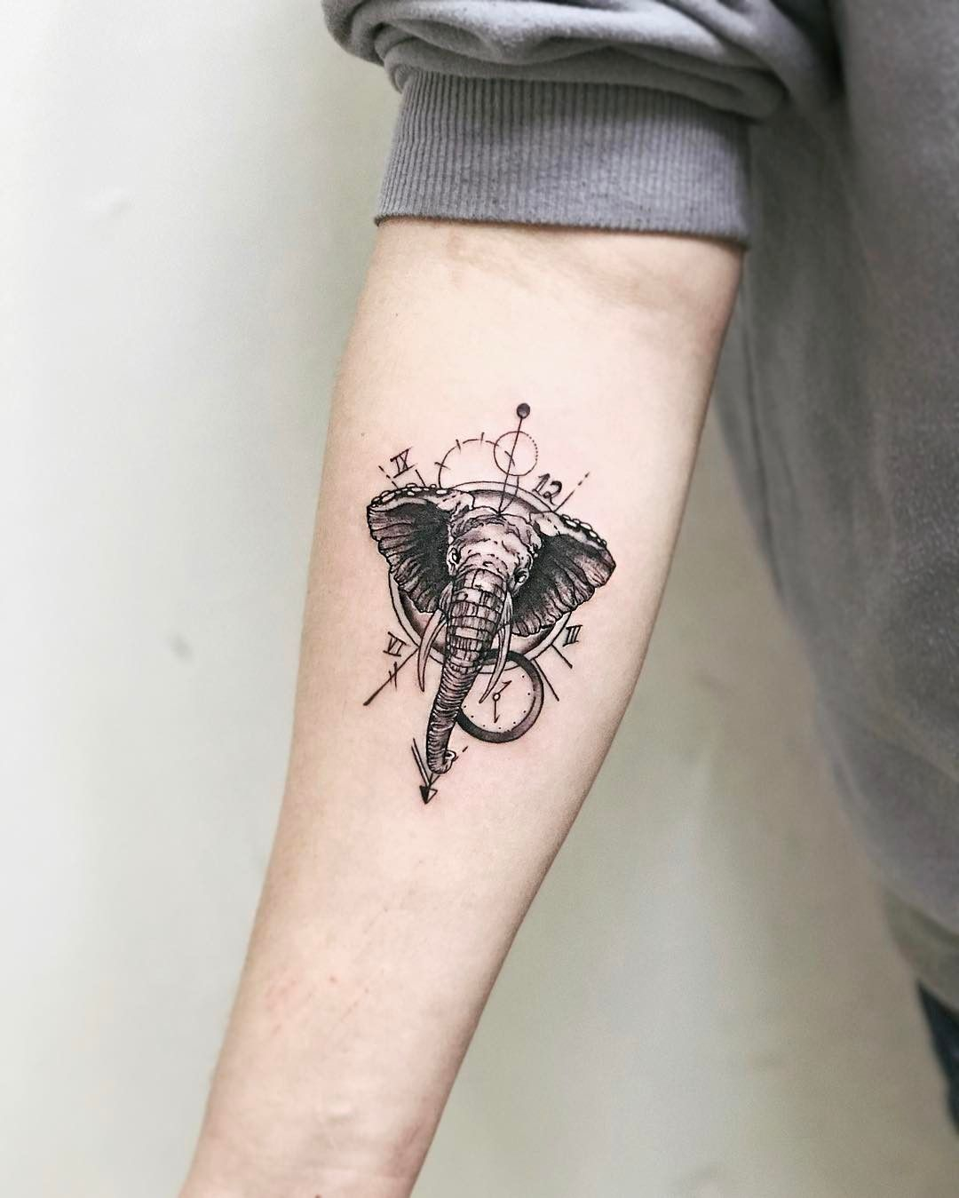 Elephant Tattoo Meaning And Design Ideas 2018 Elephant Tattoo with proportions 1080 X 1349