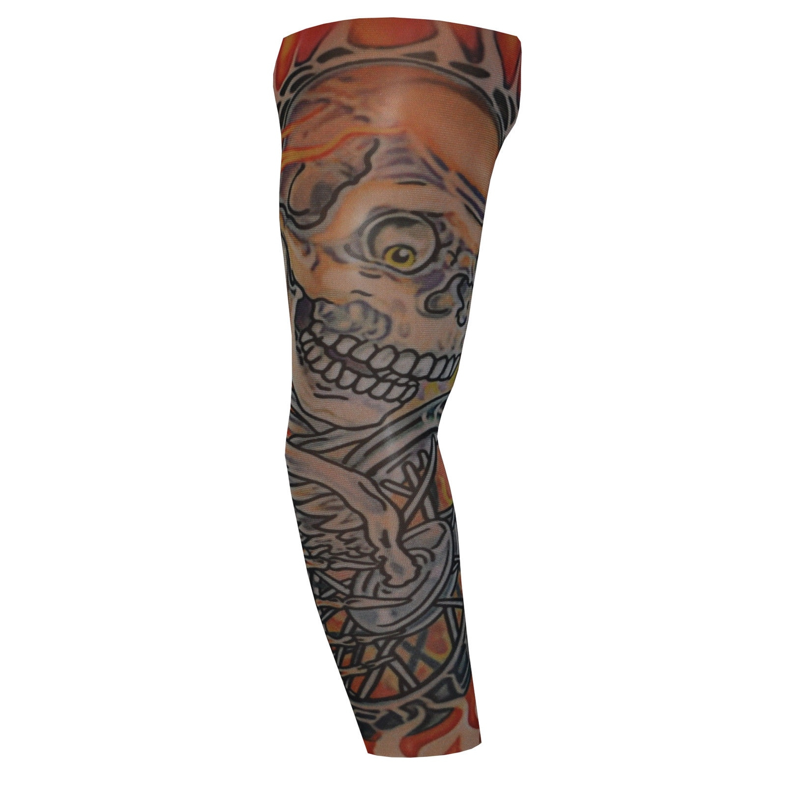 Fake Tattoo Sleeve Cloth Arm Design Hell Biker T54 9559994444440 inside measurements 1600 X 1600