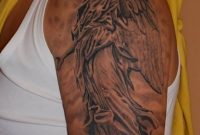 Fantastic Angel Tattoo On Upper Arm Photos And Ideas Goluputtar for measurements 800 X 1147