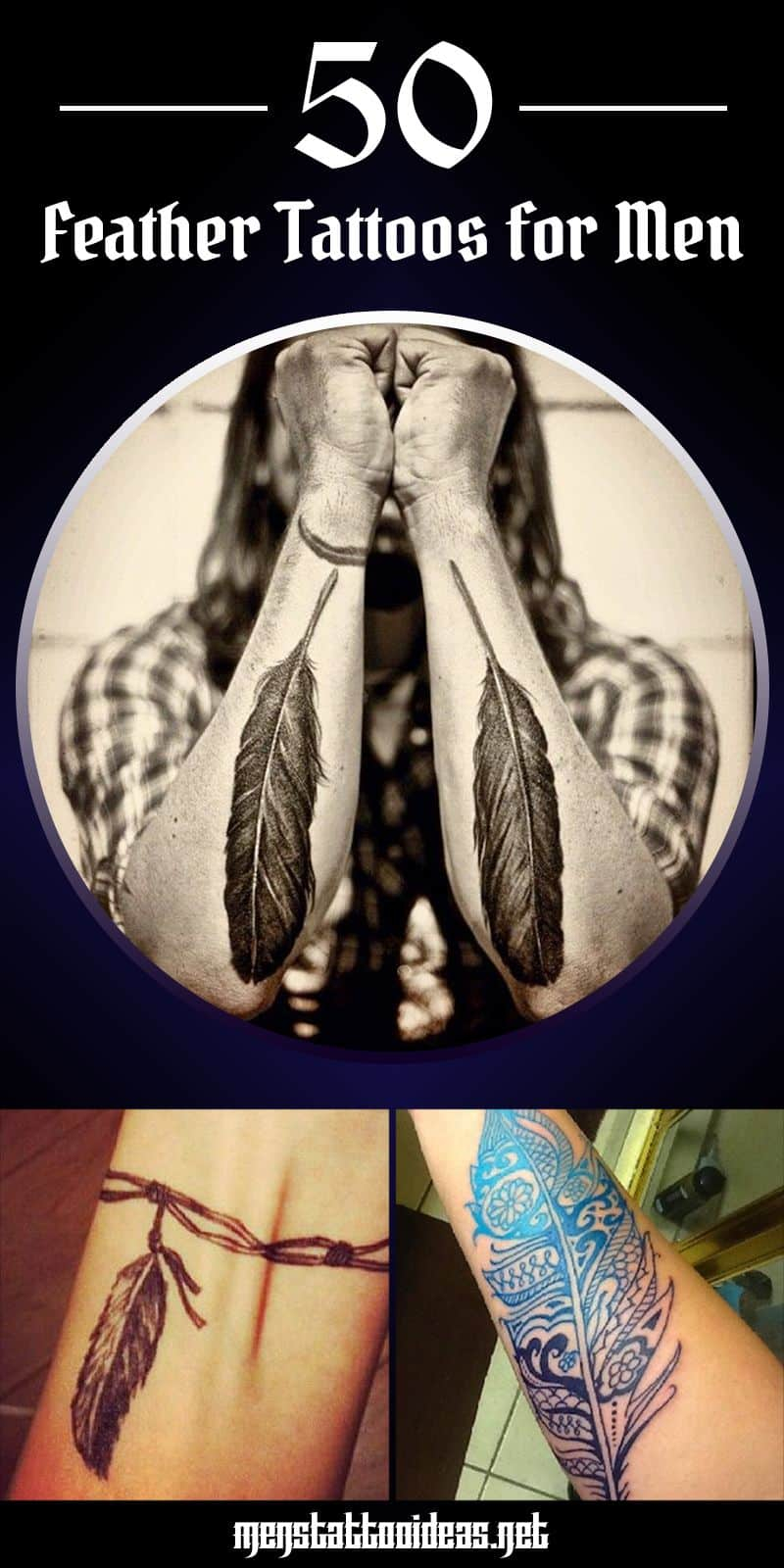 Feather Tattoos For Men Ideas And Designs For Guys inside size 800 X 1600