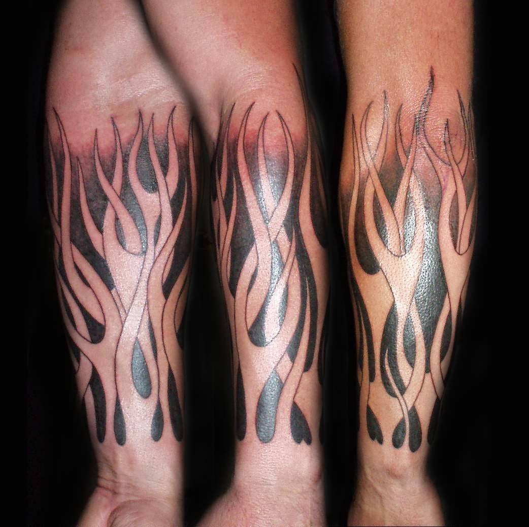 Flame Tattoos On Arm Flames From Arms Tattoos Tattoos inside proportions 1042 X 1038