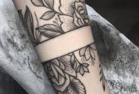 Flower Arm Band Tattoo Artist Olivia Hogan Tattooer Dog Mom regarding dimensions 1080 X 1350