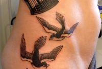 Flying Birds Tattoo On Side Rib Hoviemon inside size 1024 X 1512