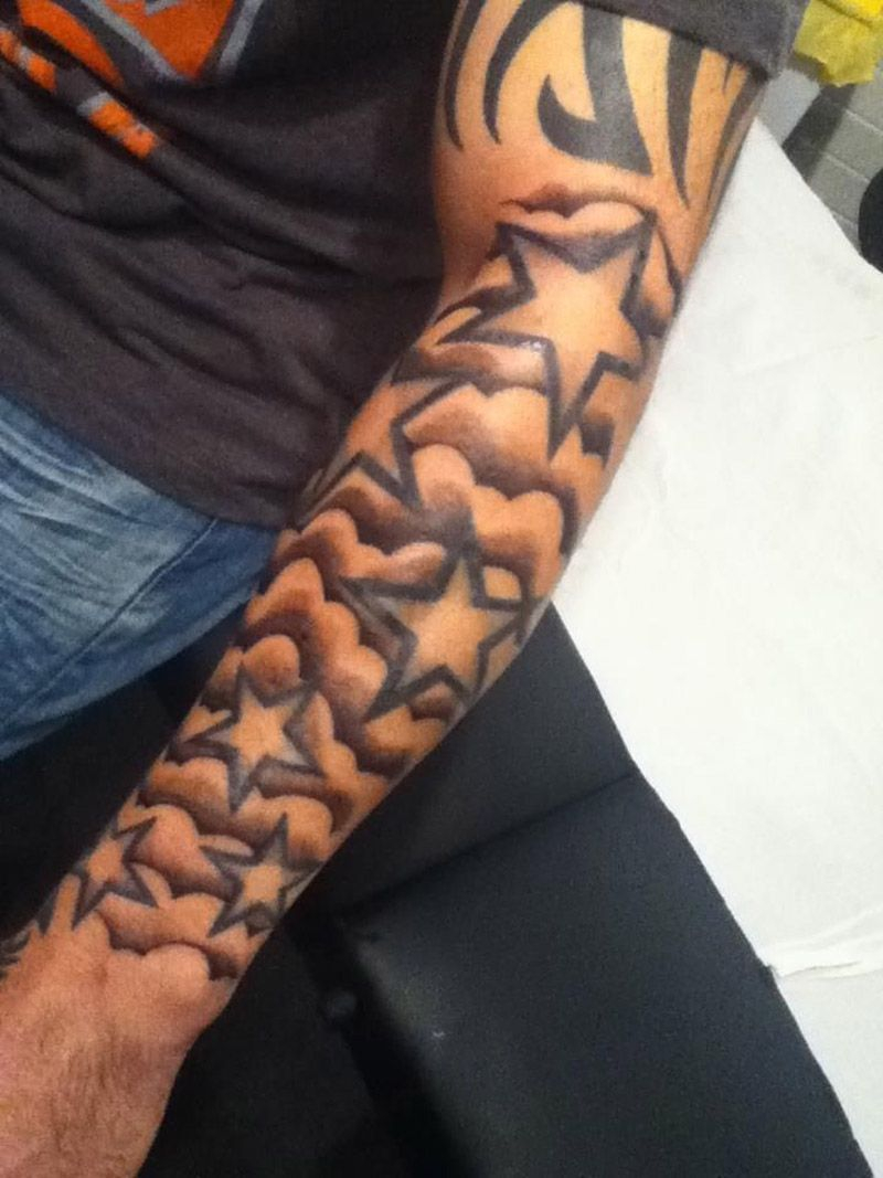 Full Arm Cross Tattoos For Men Full Arm Cross Tattoos Tattoos For pertaining to size 800 X 1067