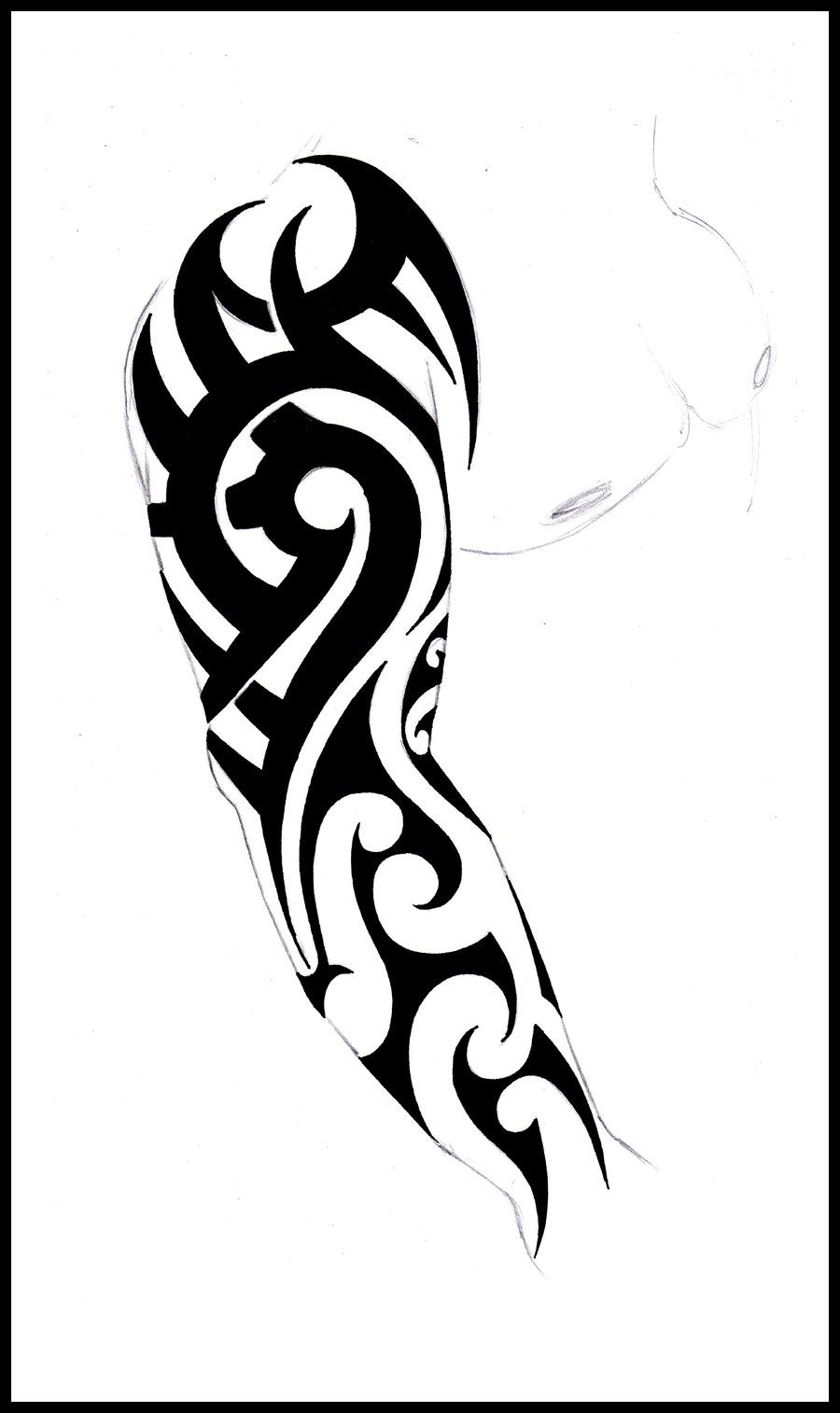 Männer tribal tattoo arm 81 Indescribale