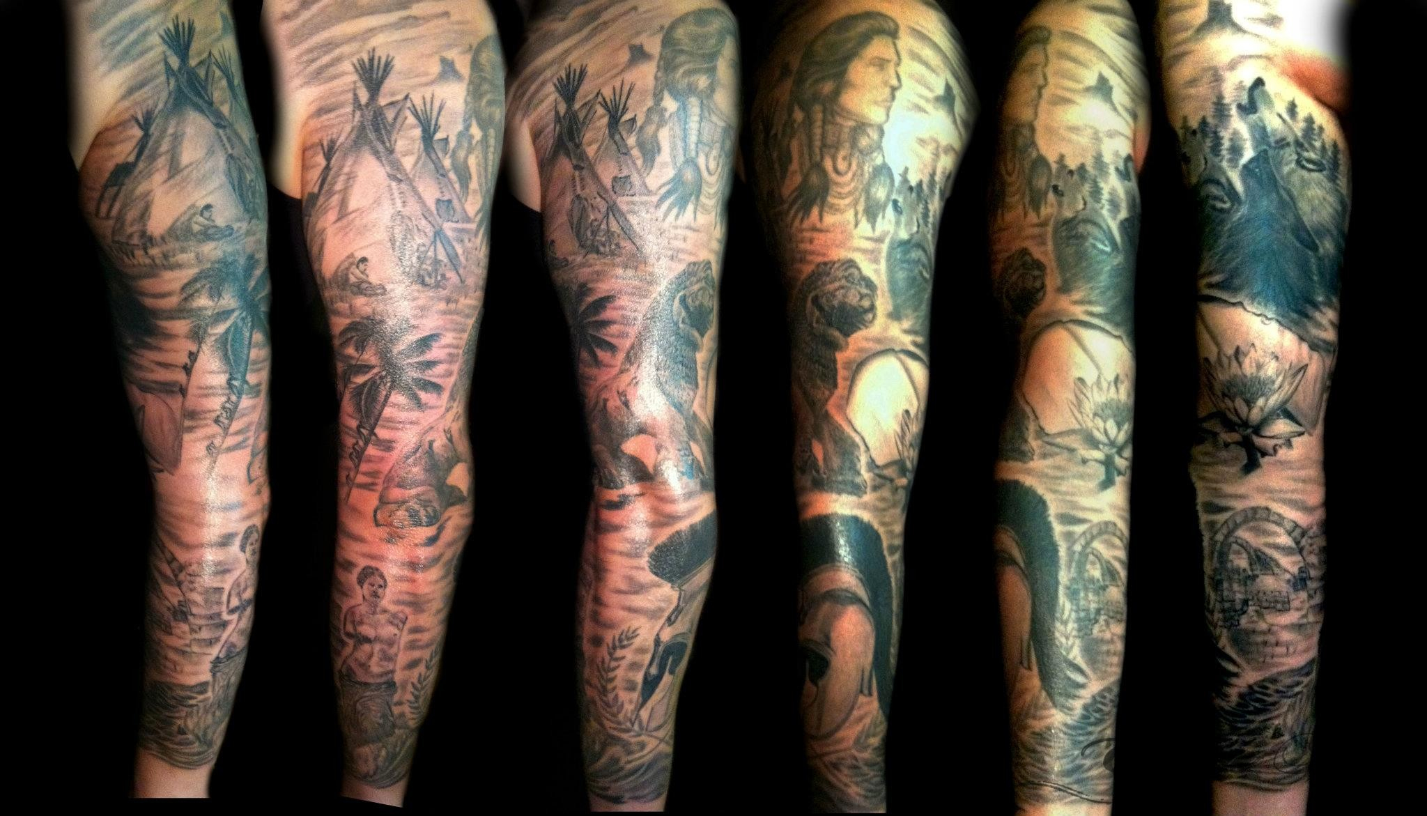 Full Sleeve Tattoo Male Eugene Pirie Tattoos Eugene Pirie Tattoos inside measurements 2048 X 1171