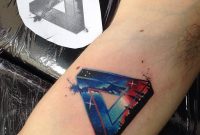 Galactic Penrose Triangle Tattoo On The Right Inner Arm Geometric throughout proportions 1000 X 1000