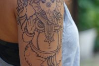 Ganesha Tattoo Arm Piece Pre Shading Janaya Singer Craftsman pertaining to sizing 1288 X 2296