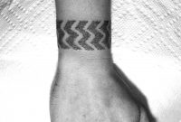 Geometric Stippled Arm Band Tattoo Oliver Kenton Tattoos intended for proportions 1944 X 2896