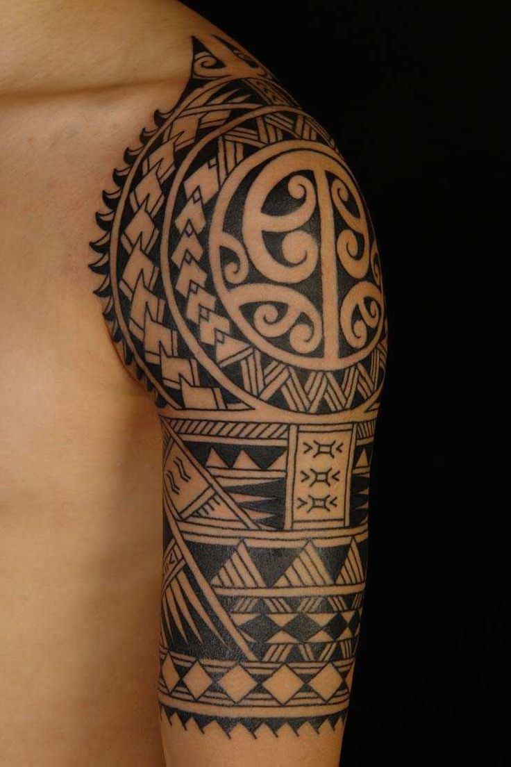 Geometric Tattoo Hawaiian Tattoos Meaning Strength Best with regard to sizing 736 X 1104