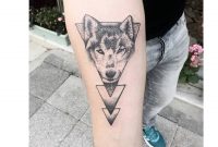 Geometric Wolf Tattoo On The Arm Httpswwwinstagram regarding size 960 X 960