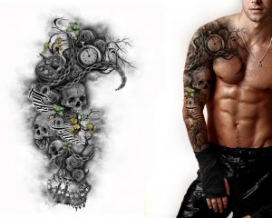 Get Chest And Sleeve Tattoos Designs Amazing Tattoo Top Template regarding size 1503 X 1202