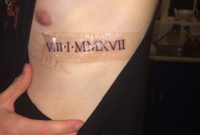 Good Size For Briansroman Numeral Mens Tattoo Tatts within size 2448 X 3264