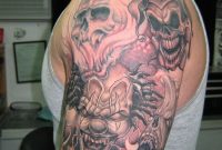 Good Vs Evil Arm Tattoos Evil Arm Supernaturaltattoo Good with regard to sizing 774 X 1032