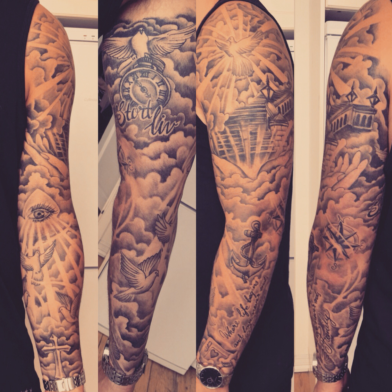 Graffiti Arm Sleeve Tattoos Designs And Meani On Amazing D Tattoo regarding measurements 1334 X 1334