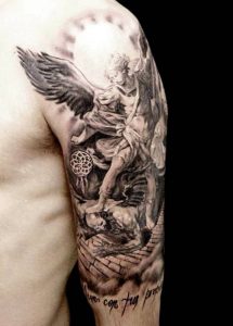 Guardian Angel Arm Tattoos Images Of Guardian Angel Tattoo Arm Ideas pertaining to sizing 1024 X 1426