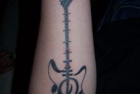 Guitar Tattoo For Arm throughout sizing 966 X 1149