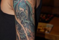 Hatsune Miku Tattoo Center View Xsirslaughterx On Deviantart with regard to sizing 729 X 1097