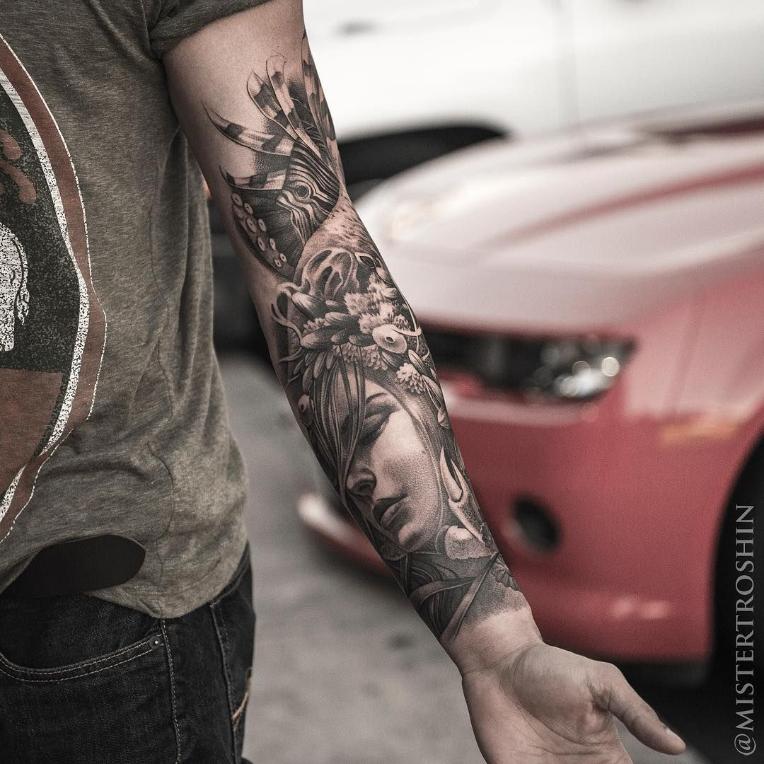 Lower Arm Wrap Around Tattoos Arm Tattoo Sites