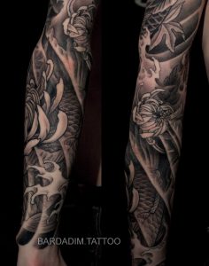 Japanese Tattoo Japanese Sleeve Black And Grey Japanese Tattoo intended for size 2366 X 3008
