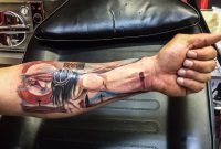 Jesus 3d Lower Arm Tattoo Blacky Blackys Tattoo Studio Similar intended for size 1136 X 844