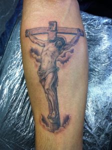 Jesus Cross Tattoo On Forearm Tattoo Ideas throughout sizing 1195 X 1600